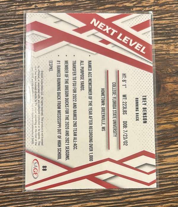Card back