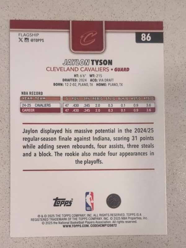 Card back