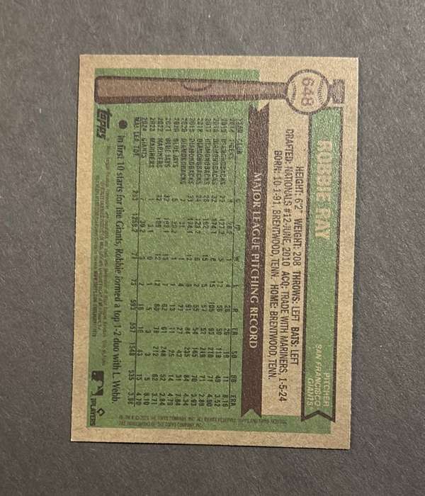 Card back