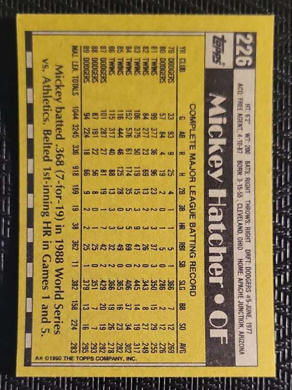 Card back