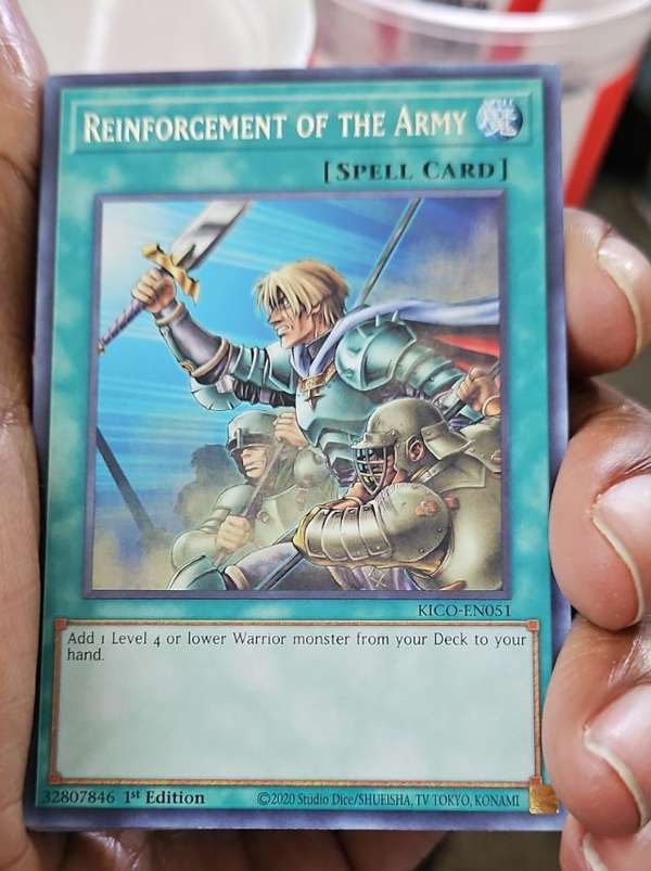 Reinforcement of the Army