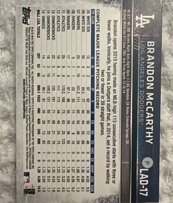Card back