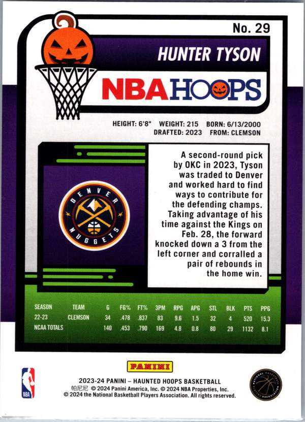 Card back