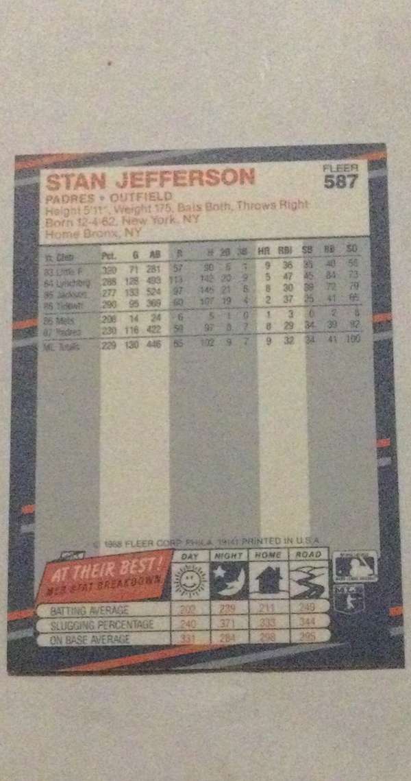 Card back