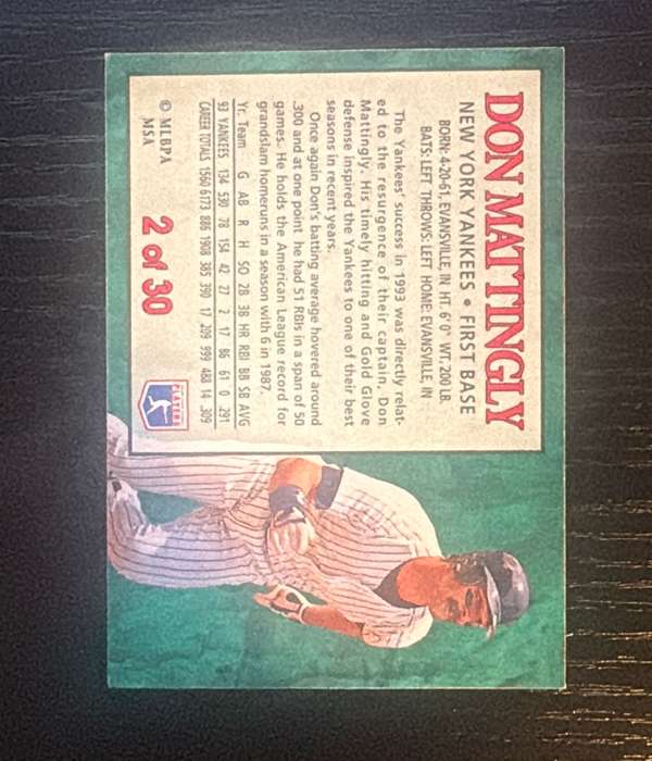 Card back