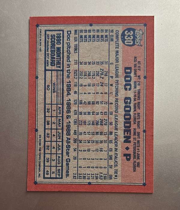 Card back
