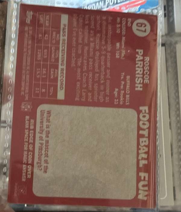 Card back
