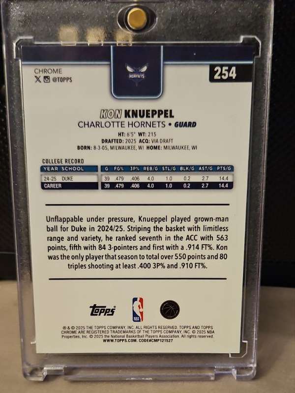 Card back