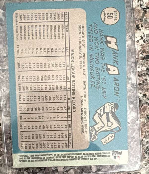 Card back