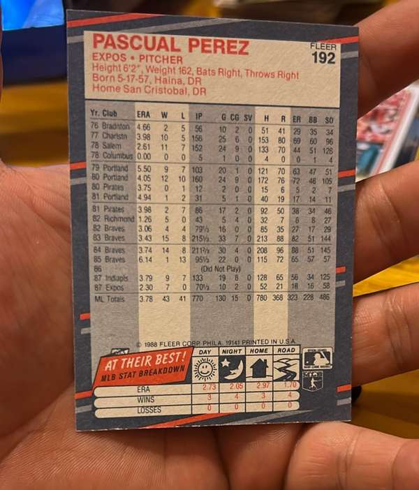 Card back