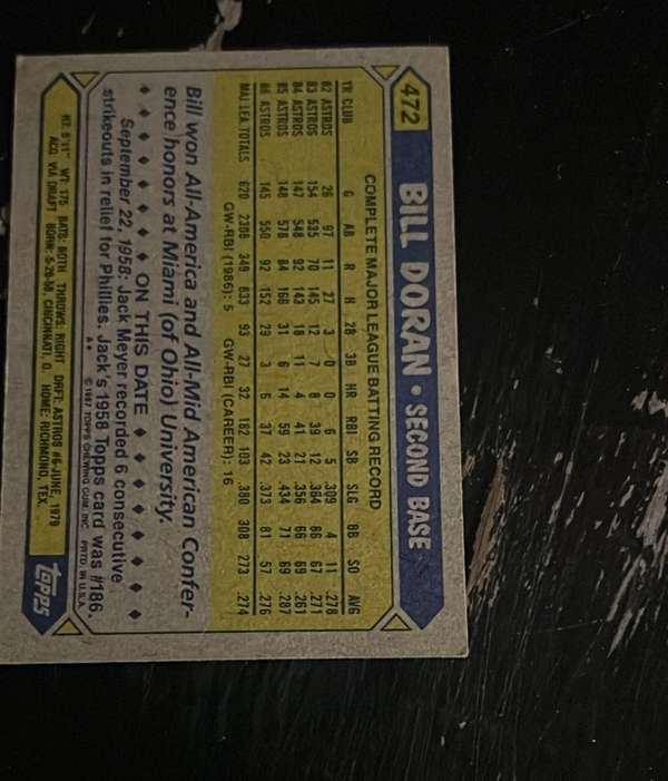 Card back
