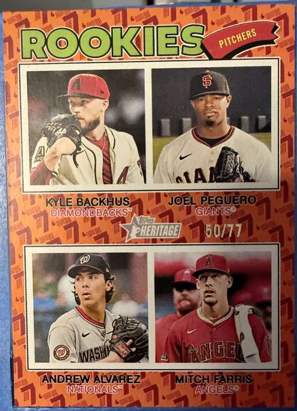 #393 2026 Rookie Pitchers (Kyle Backhus / Joel Peguero / Andrew Alvarez / Mitch Farris)