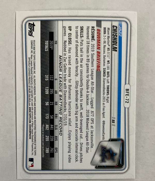 Card back