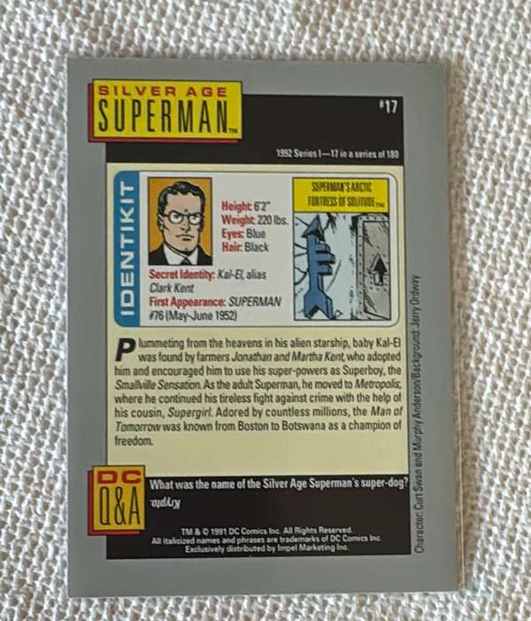 Card back