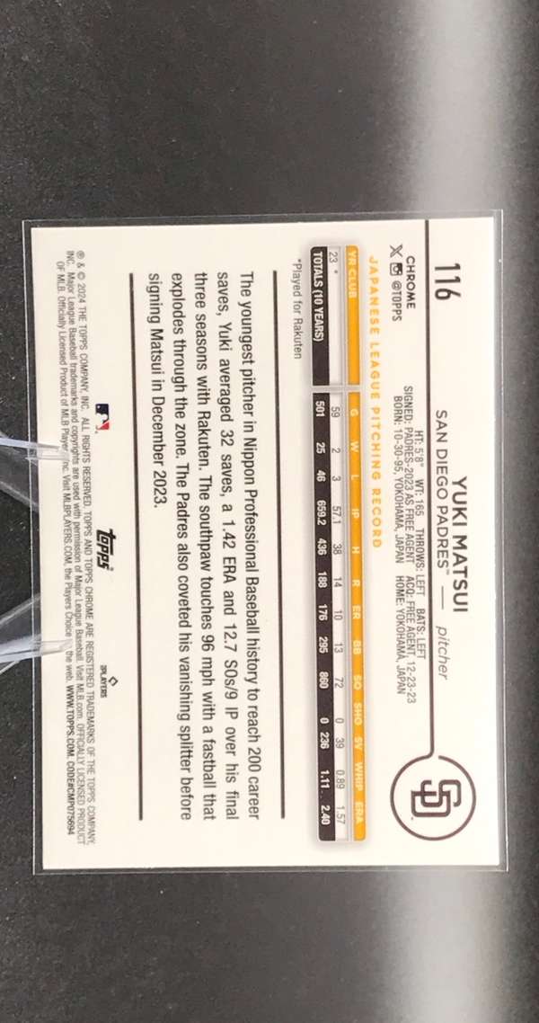 Card back