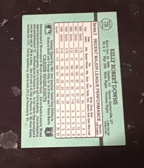 Card back