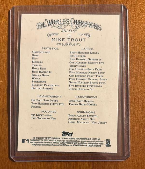 Card back