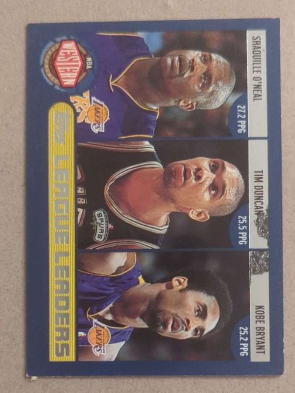 League Leaders (Shaquille O'Neal / Tim Duncan / Kobe Bryant / Allen Iverson / Paul Pierce / Tracy McGrady)