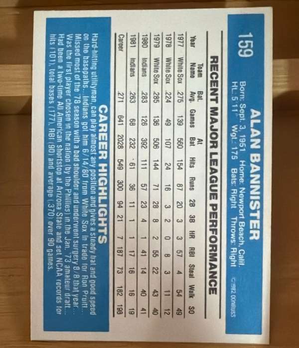 Card back