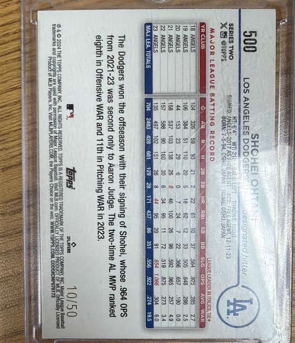 Card back