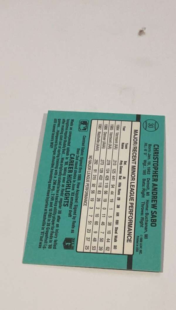 Card back