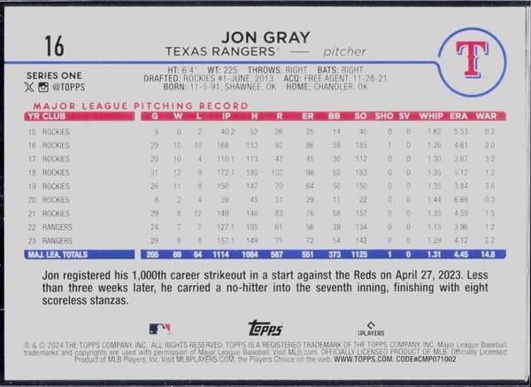 Card back