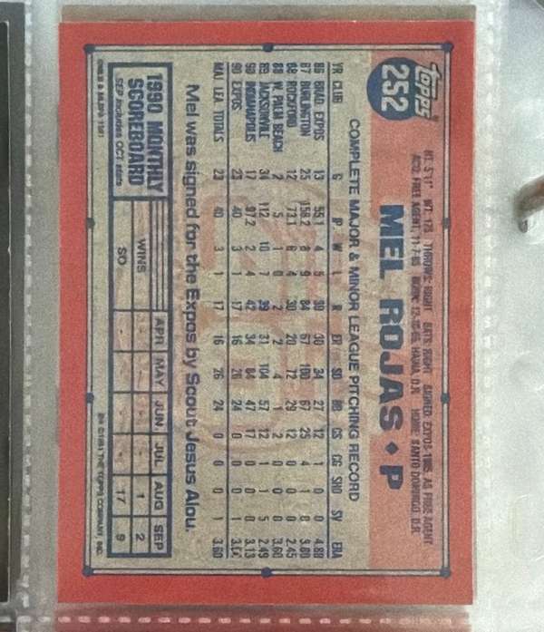 Card back