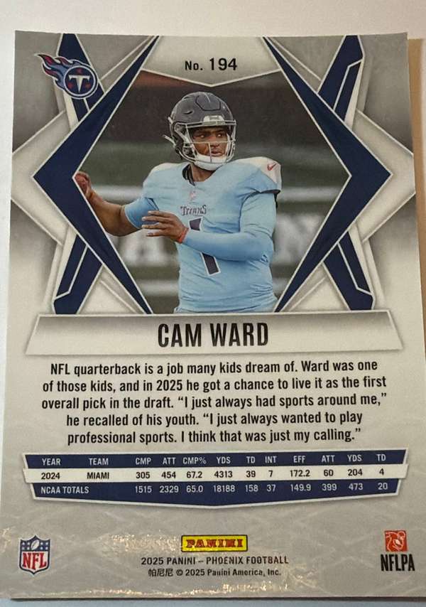 Card back