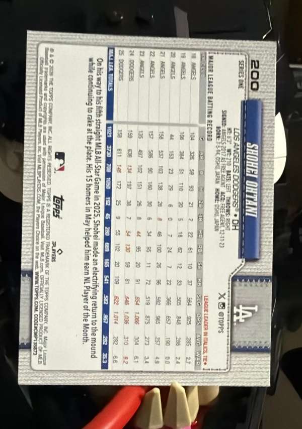 Card back