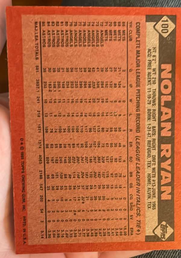 Card back