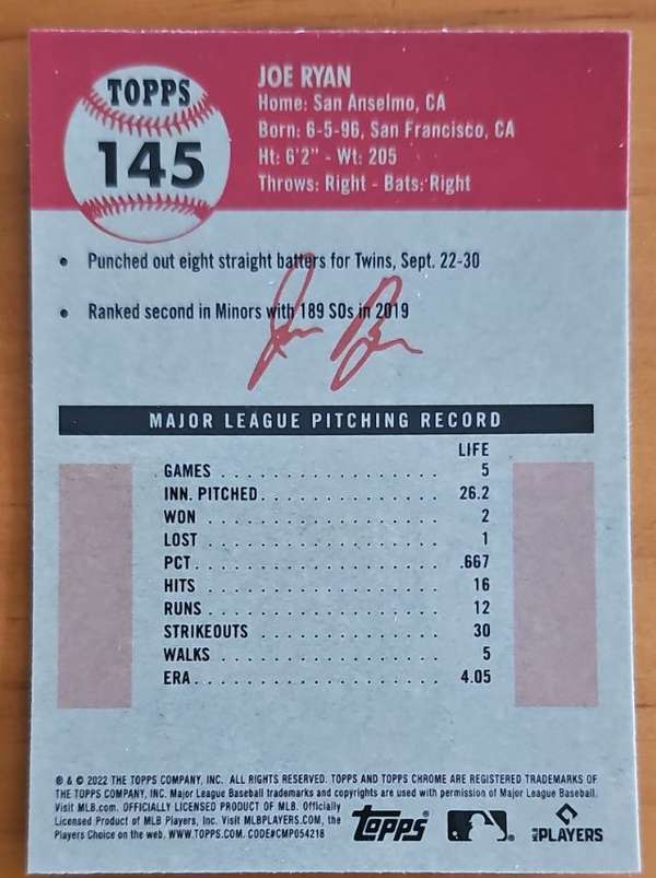 Card back
