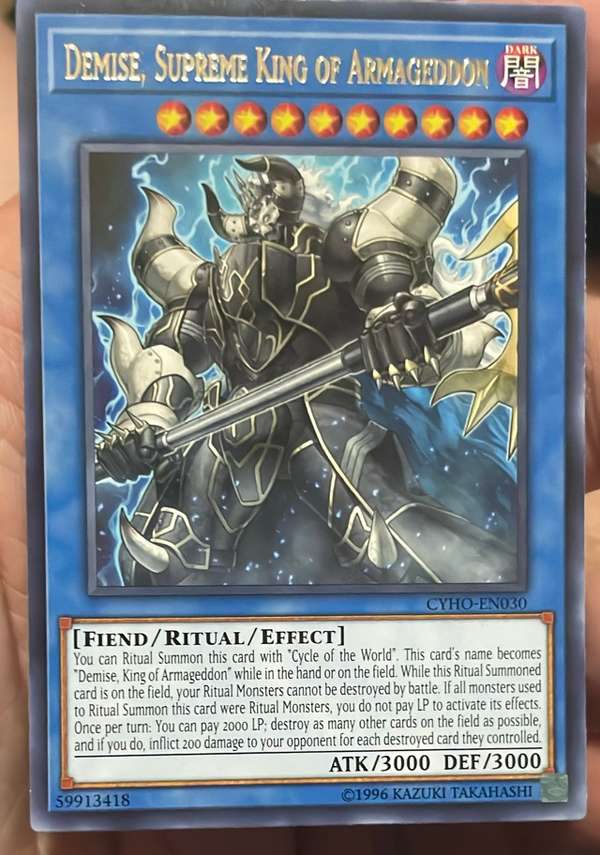 Demise, Supreme King of Armageddon