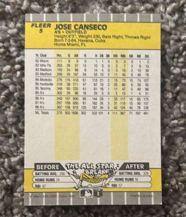 Card back