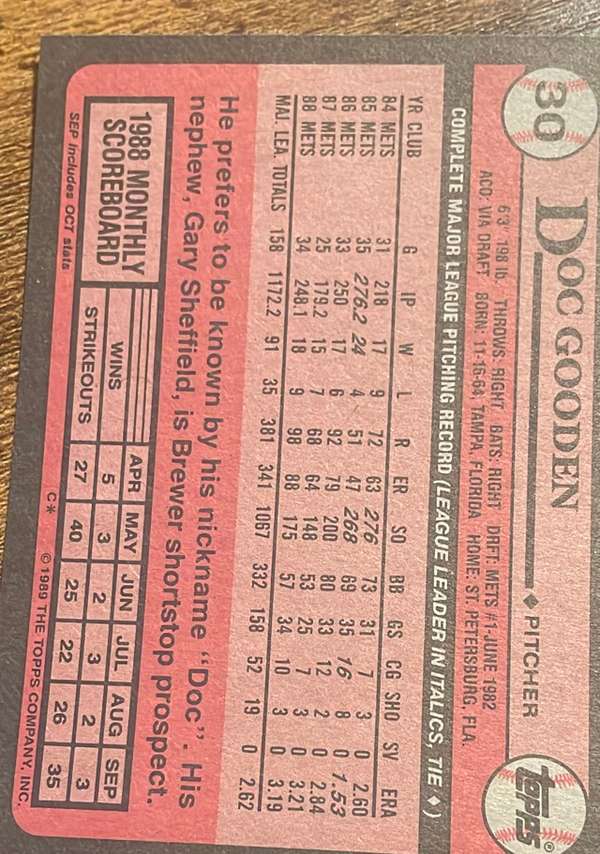 Card back