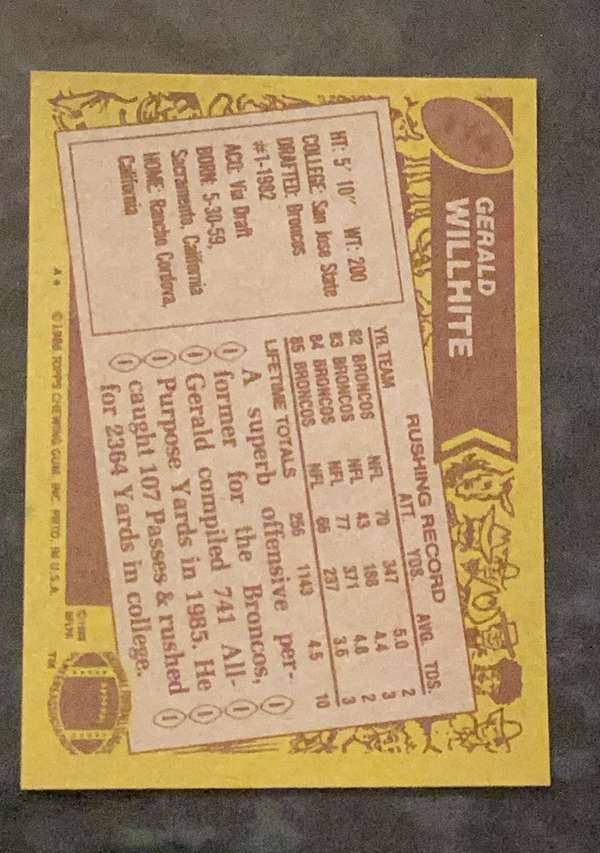 Card back