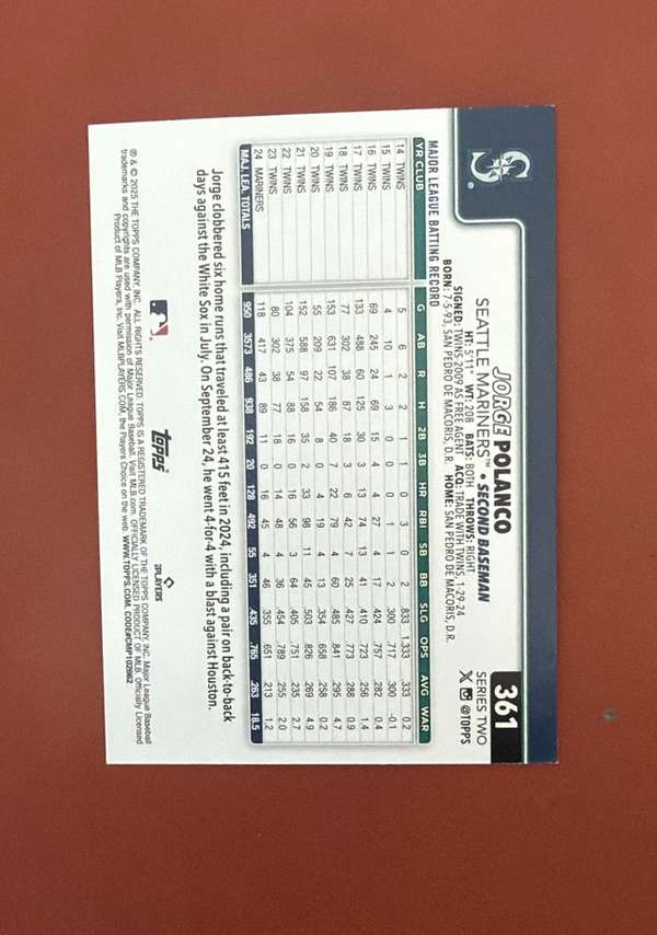 Card back