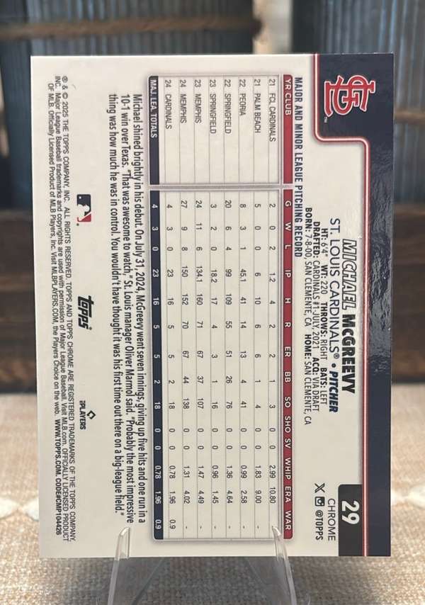 Card back