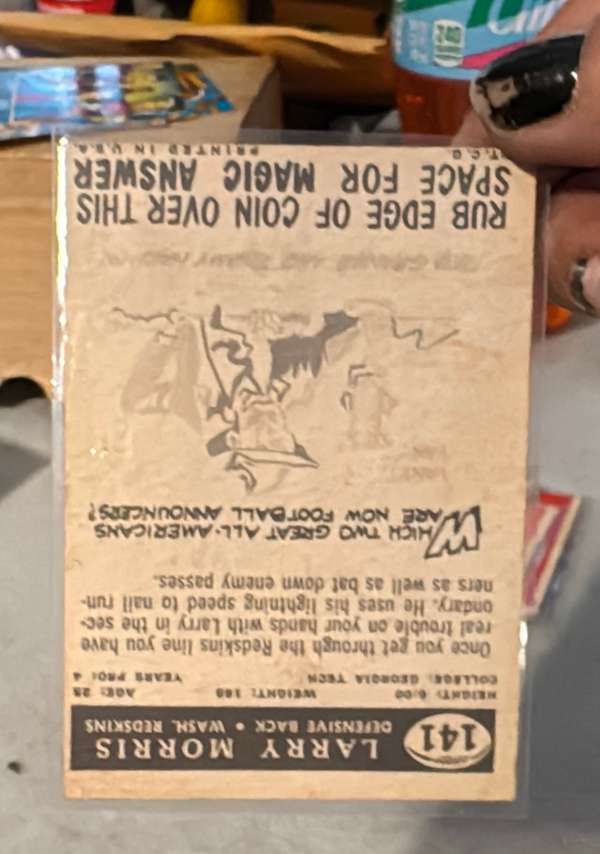 Card back