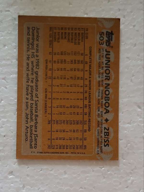 Card back