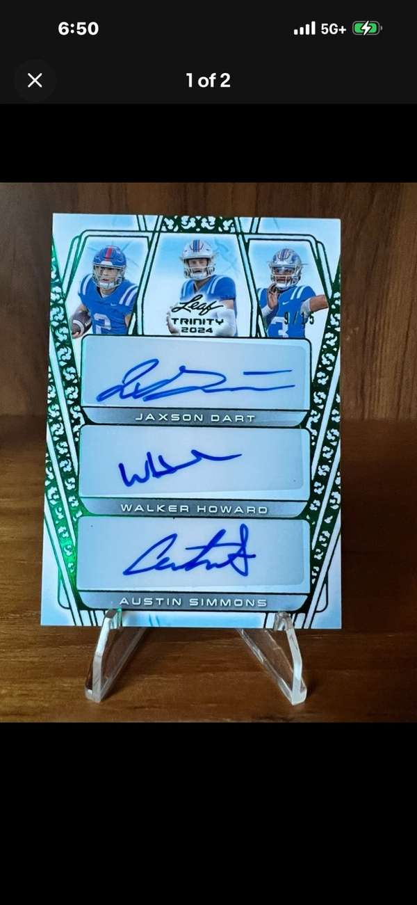 #TA-8 Jaxson Dart / Walker Howard / Austin Simmons