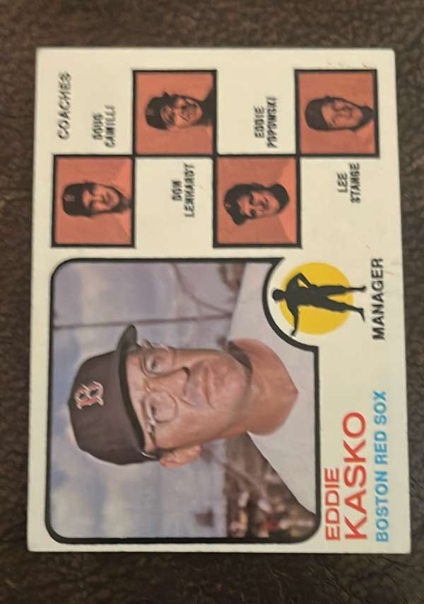 Red Sox Field Leaders (Eddie Kasko / Doug Camilli / Don Lenhardt / Eddie Popowski / Lee Stange)