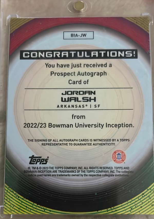 Card back