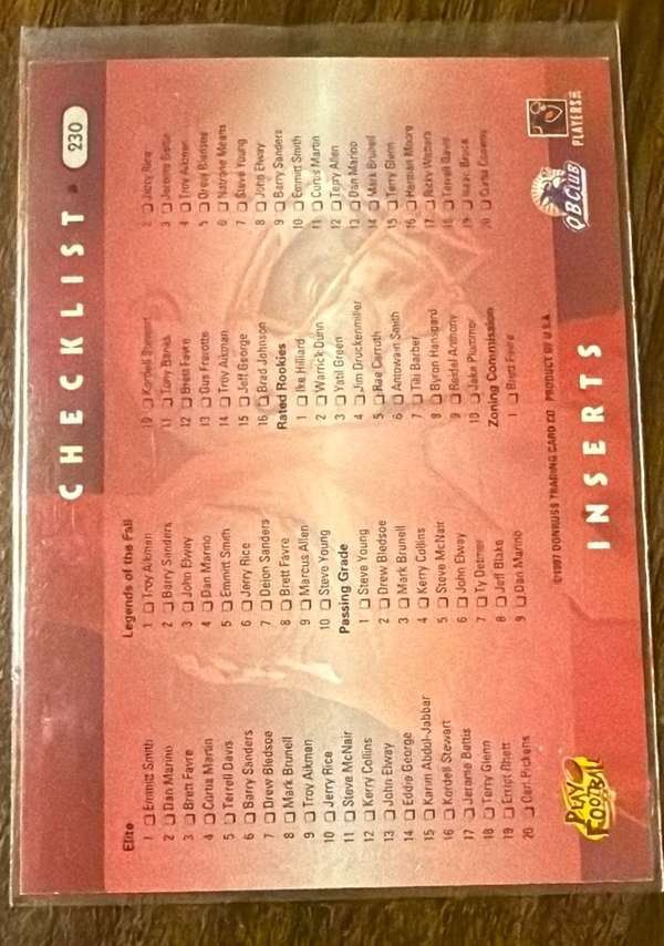 Card back