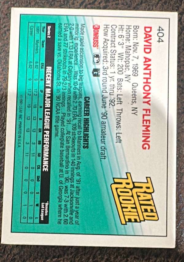 Card back