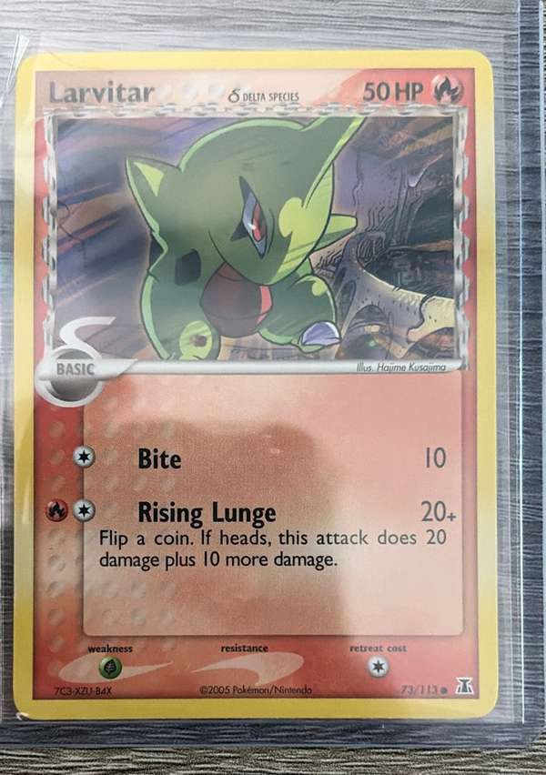 Larvitar (Delta Species Stamp)