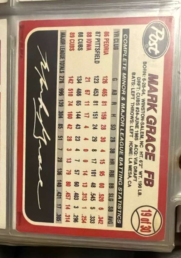 Card back
