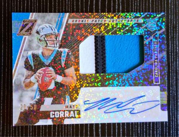 #202 Matt Corral AUTOGRAPH / MEMORABILIA 