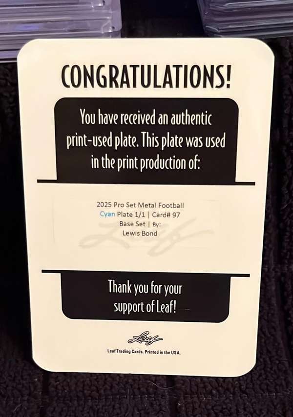 Card back