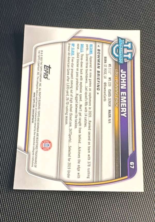 Card back
