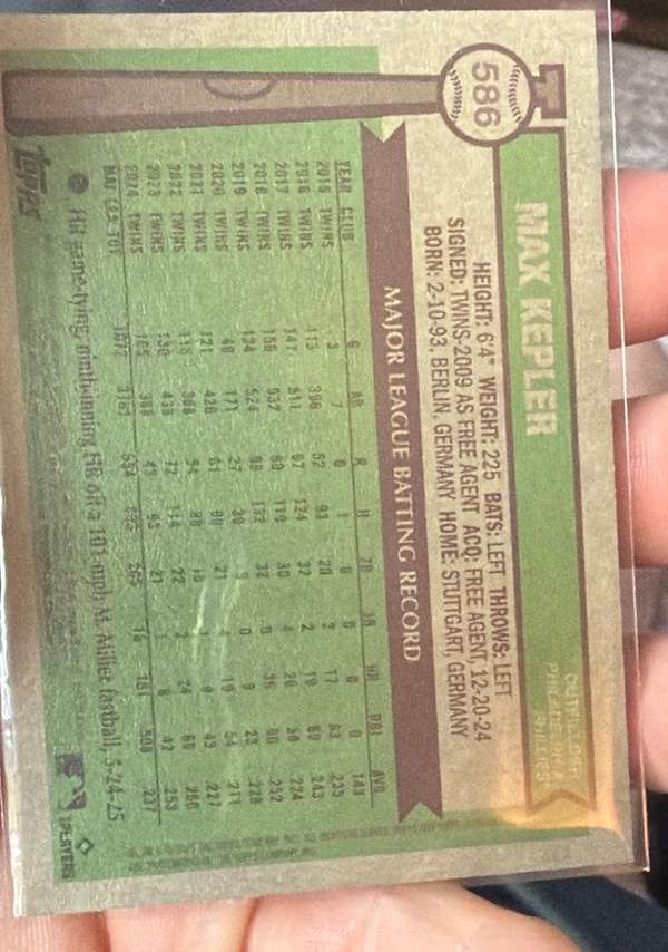 Card back